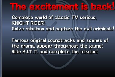 The excitement is back! - Complete world of classic TV serious, KNIGHT RIDER!